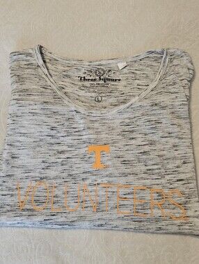 Three Square Tennessee Volunteers Space-Dye Long Sleeve Tunic Top Women's L Euc